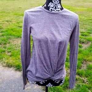 Twist Hem Universal Threads Long Sleeve T